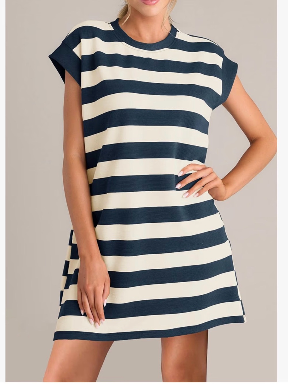 Striped Knit Dress
